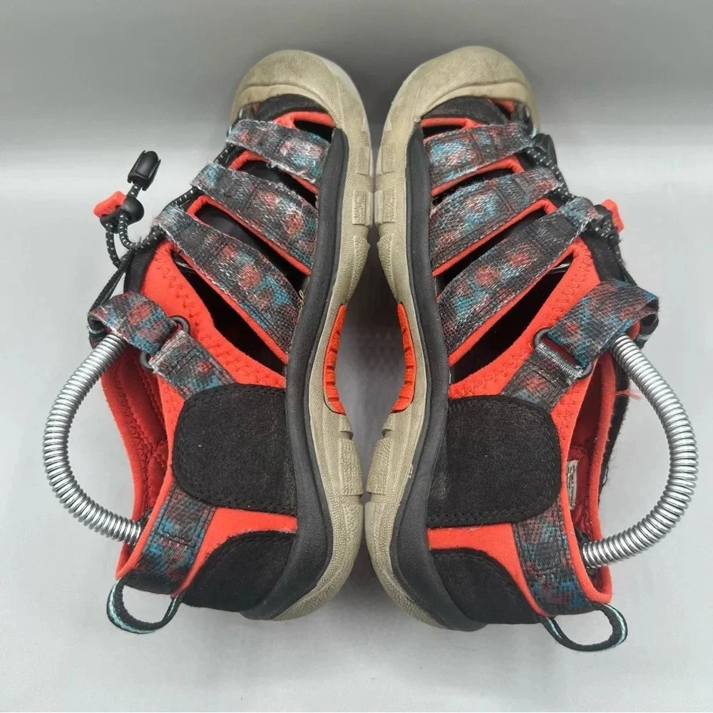 Keen Newport H2 Youth 4 Blue Orange Camo Outdoor Water Sandals
